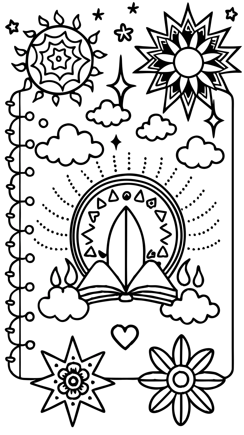 coloring journal pages